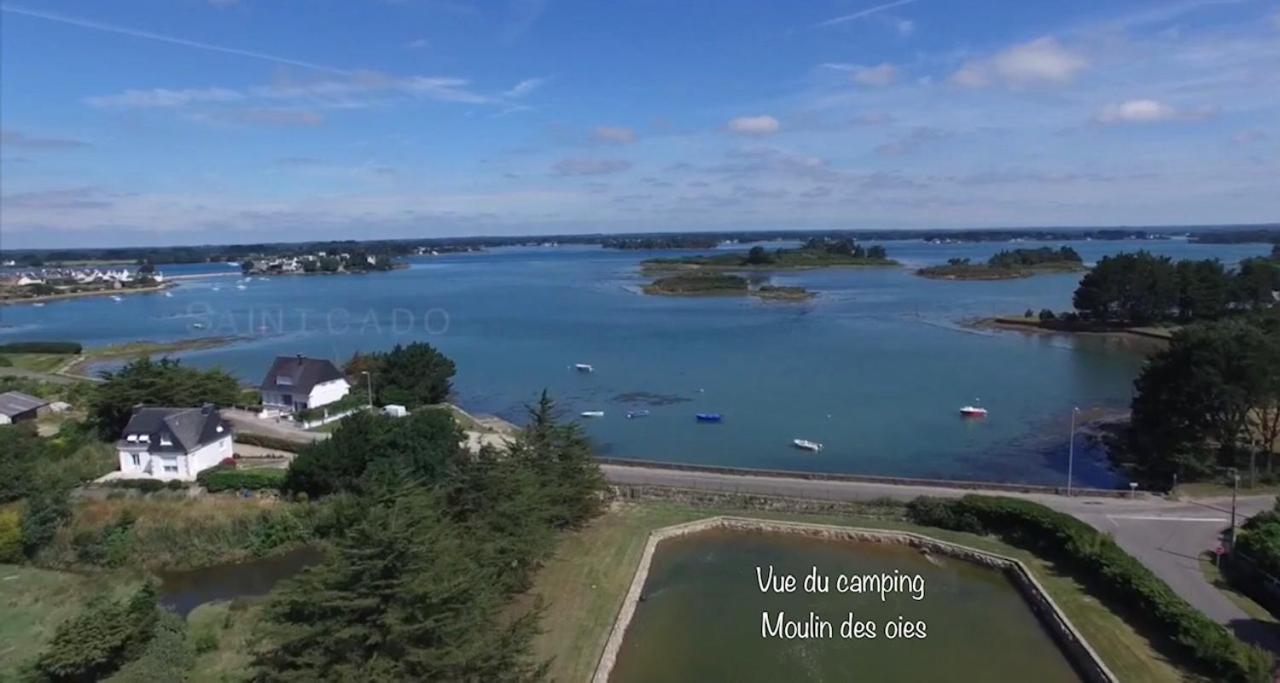 Camping Paradis Le Moulin Des Oies Belz Zewnętrze zdjęcie
