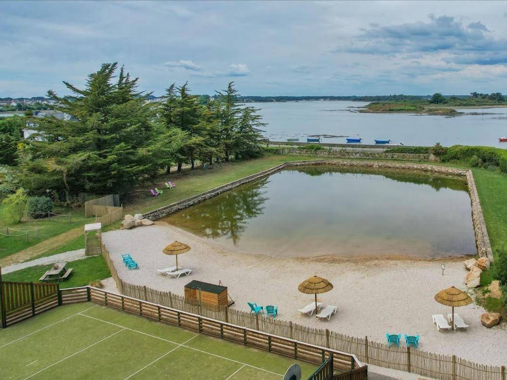 Camping Paradis Le Moulin Des Oies Belz Zewnętrze zdjęcie