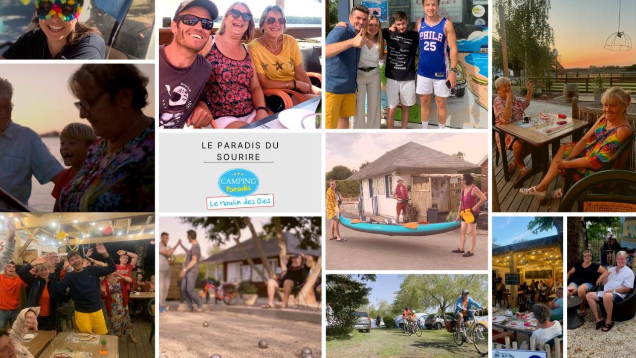 Camping Paradis Le Moulin Des Oies Belz Zewnętrze zdjęcie