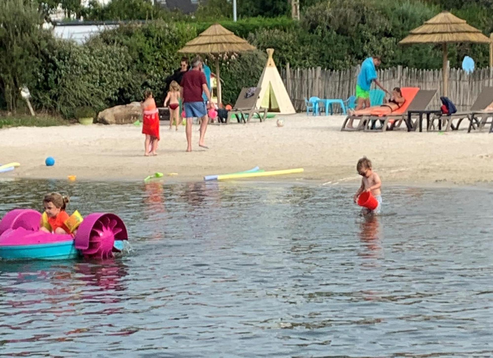 Camping Paradis Le Moulin Des Oies Belz Zewnętrze zdjęcie
